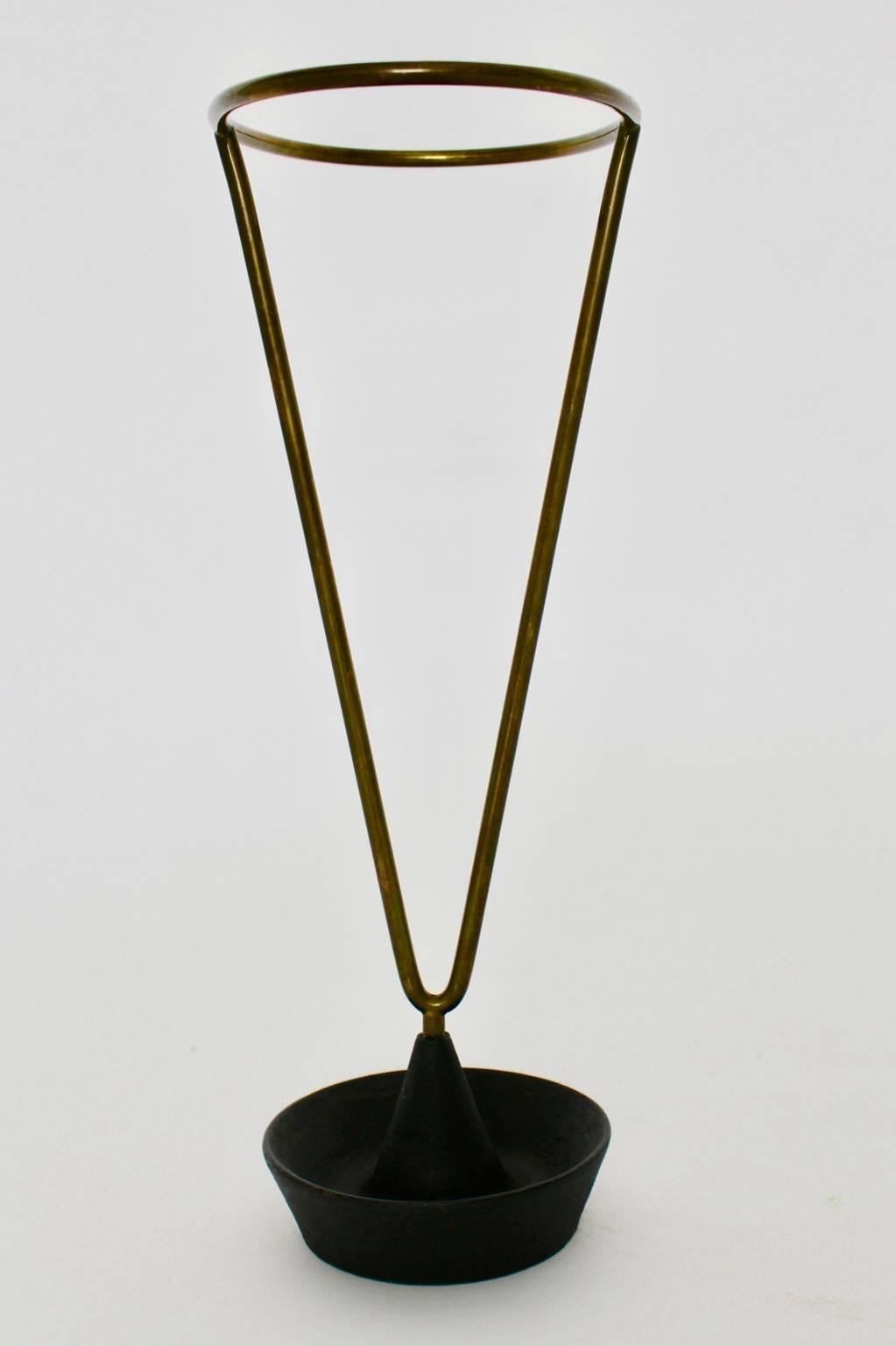 Austrian Carl Auböck Umbrella Stand, 1950, Vienna