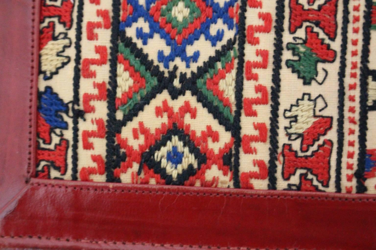 Mehrfarbige Handtasche Clutch aus den 1930er Jahren in Osteuropa (20. Jahrhundert) im Angebot
