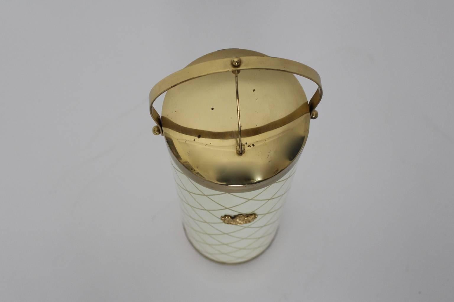 Mid Century Modern Ivory Colored Wine Cooler, Italy, 1950 For Sale 1
