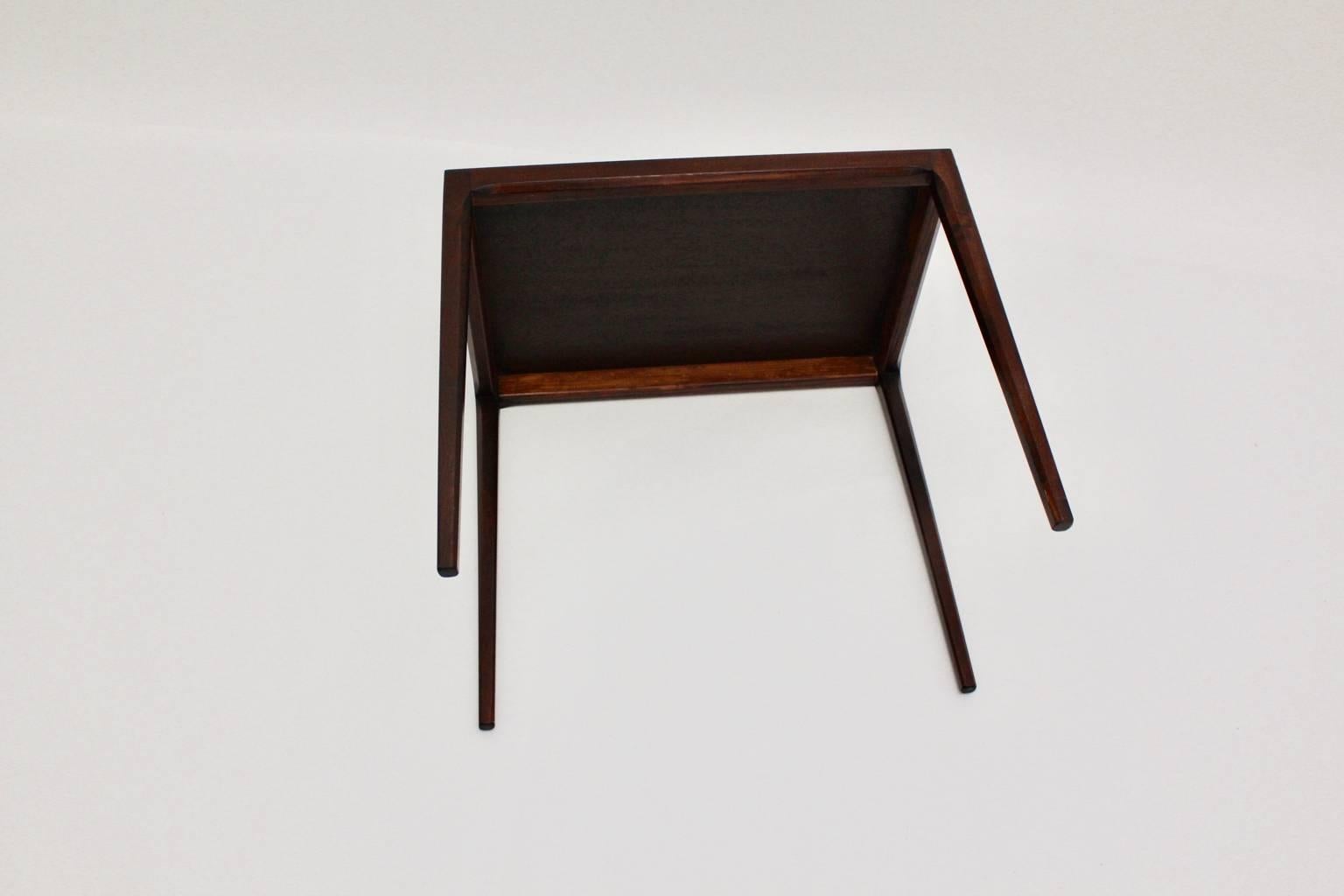 Danois  Table d'appoint moderne du milieu du siècle en teck de Johannes Andersen, vers 1963, Danemark en vente