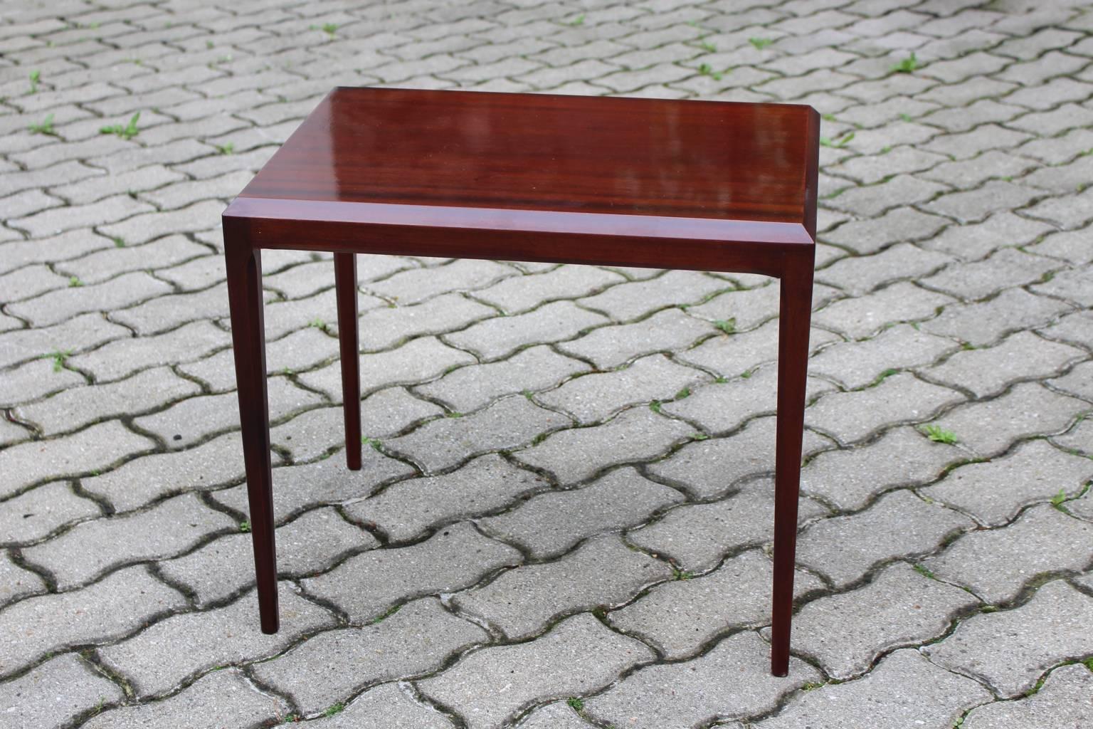 Mid-20th Century  Mid Century Modern Side Table Teak by Johannes Andersen, circa 1963, Denmark For Sale