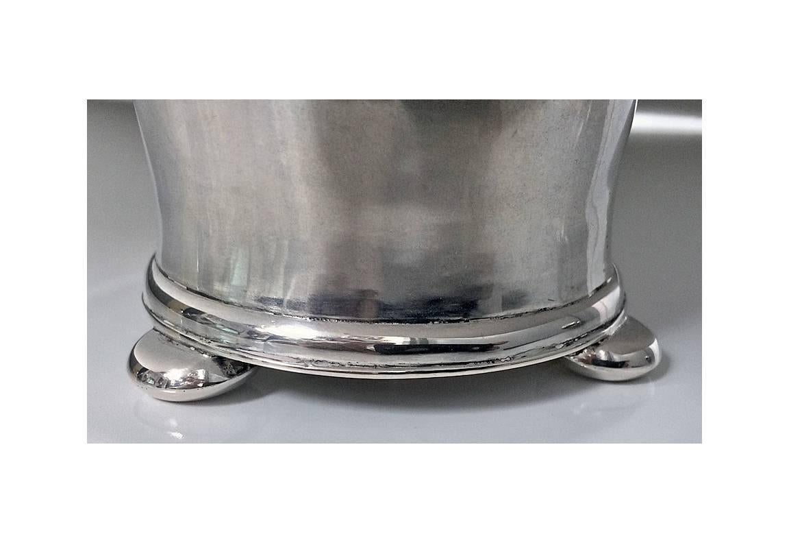 Danish Antique Scandinavian Silver Beaker, circa 1852