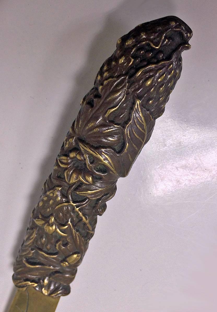 19th Century Japanese Mixed Metals Letter Opener, circa 1890 1