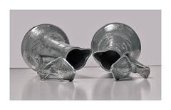 Pair of Art Nouveau Pewter Liquor Jugs, Germany, circa 1900