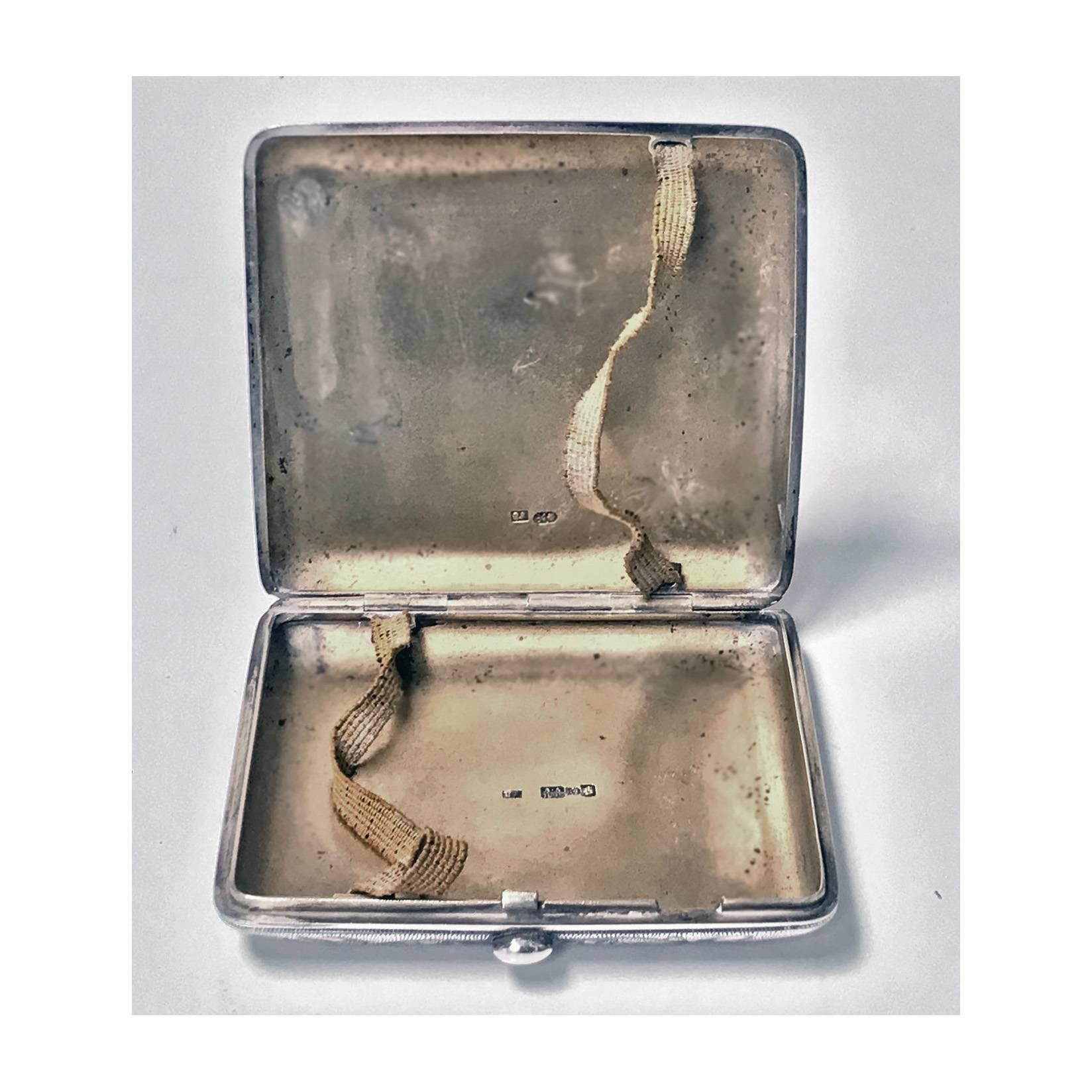 Russian Silver Niello Box Case Moscow, 1895, GK, Gustav Gustavovich Klingert In Good Condition In Toronto, Ontario