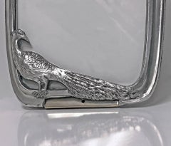 Art Nouveau Jugendstil Peacock Photograph Frame, Argentor, Austria, circa 1900
