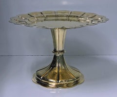 Tazza grande Elkington & Co. in argento dorato, 1891