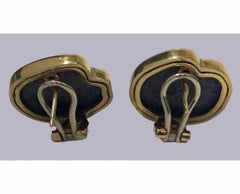 18K Ancient Coin Earrings, Custom Mounted, circa 1990