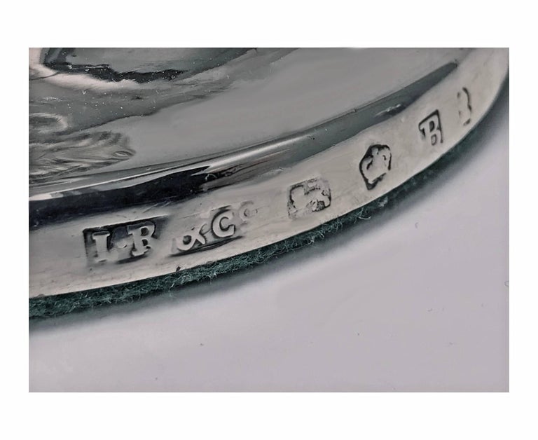 Sterling Silver Small Size Candlesticks, 1805 by John Roberts and Co at 1stdibs