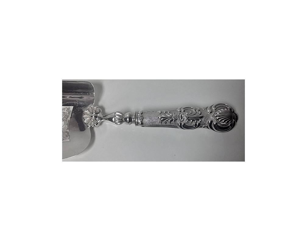 Antique Dutch Silver Slice, Rotterdam, 1841 In Good Condition In Toronto, Ontario