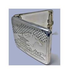 Fine Japanese 950 Silver Box Case, circa 1920