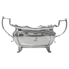Antique Irish Georgian Sterling Silver Bowl Dublin 1814 Richard Sawyer