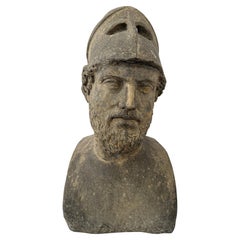 Sculpture représentant le buste de Périclès en poudre de pierre – début du XXe siècle
