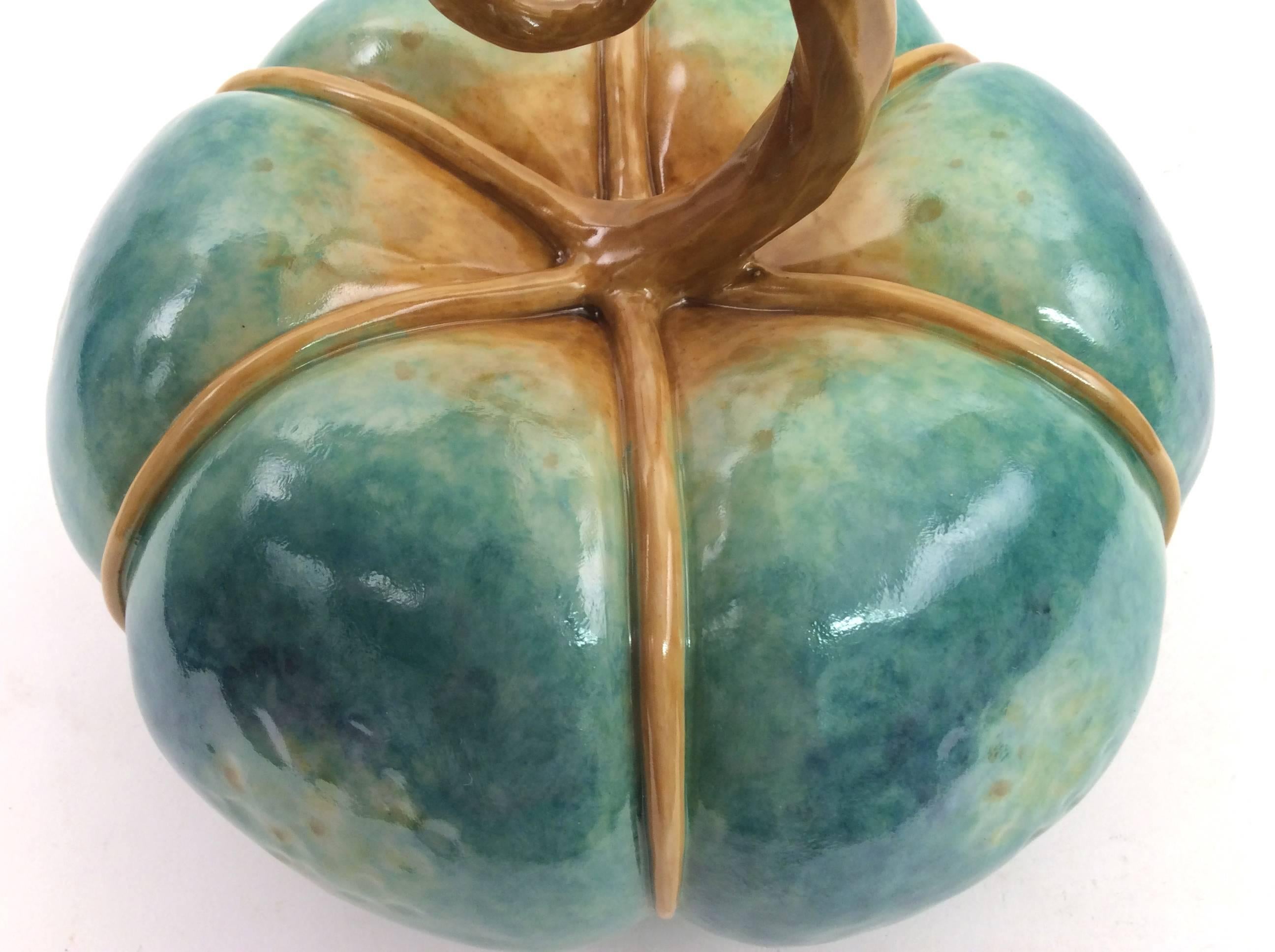 American Etruscan Colored Melon Sculpture For Sale