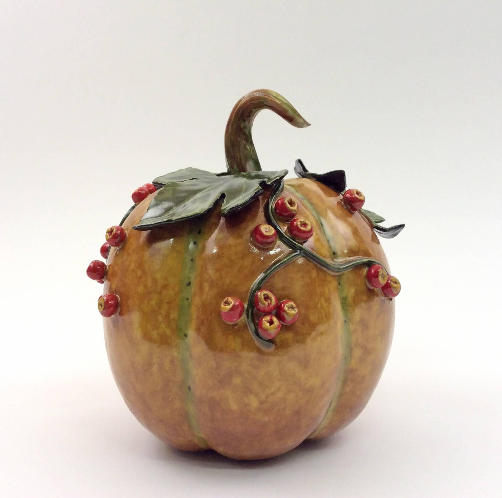 Chinese Export Bittersweet Melon Sculpture For Sale