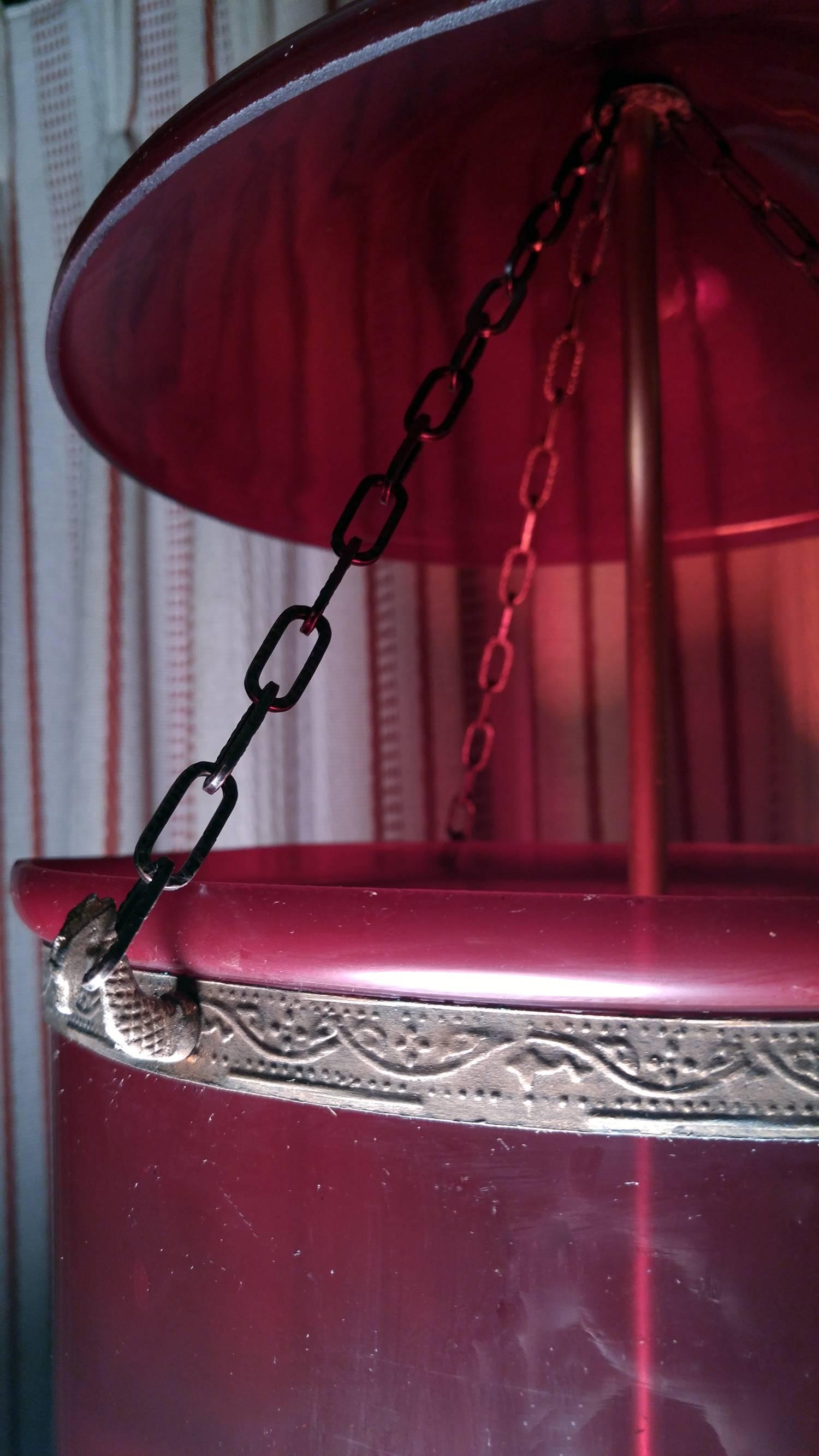 Early 19th Century 19th Century Regency Handblown Glass Lantern