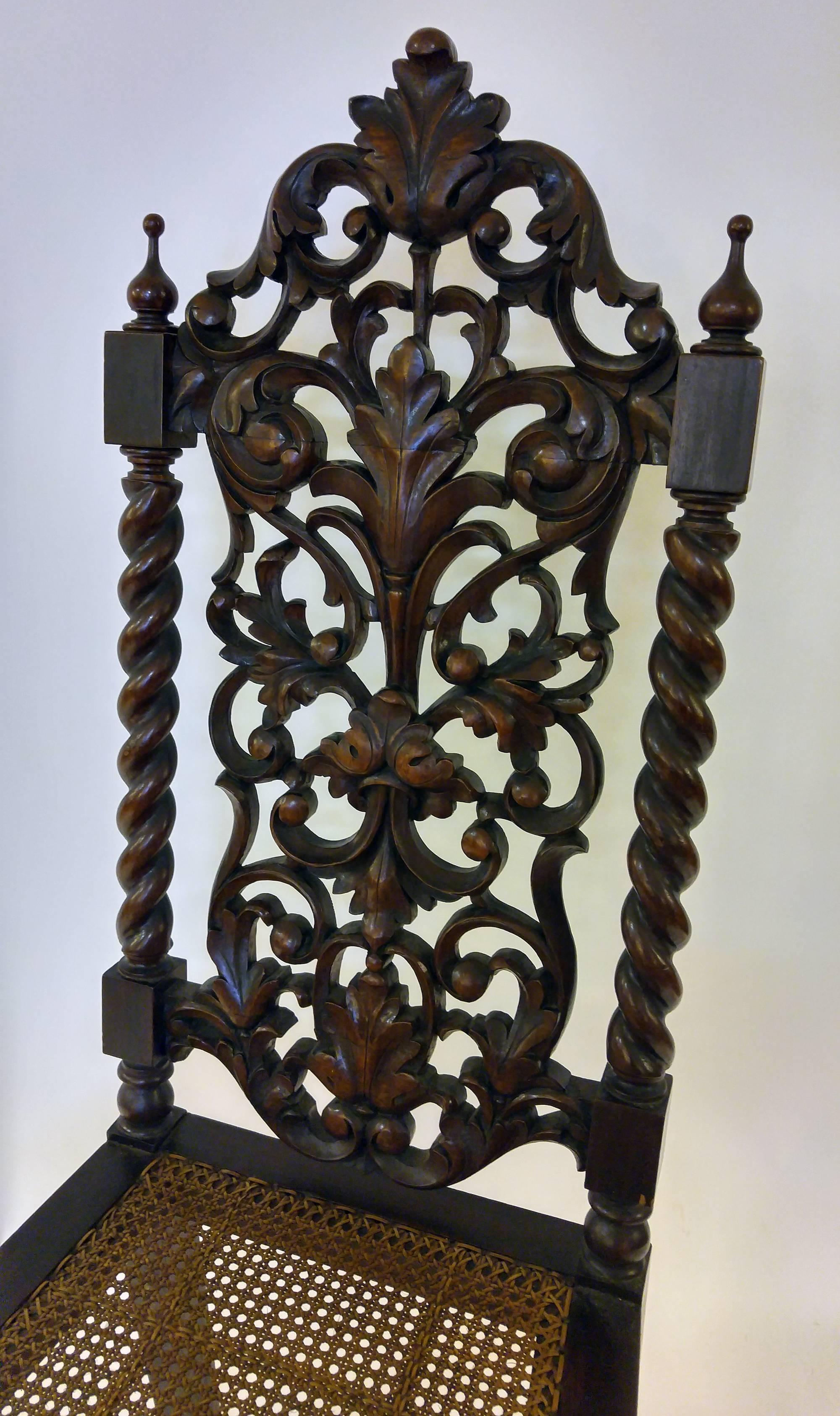 jacobean table and chairs