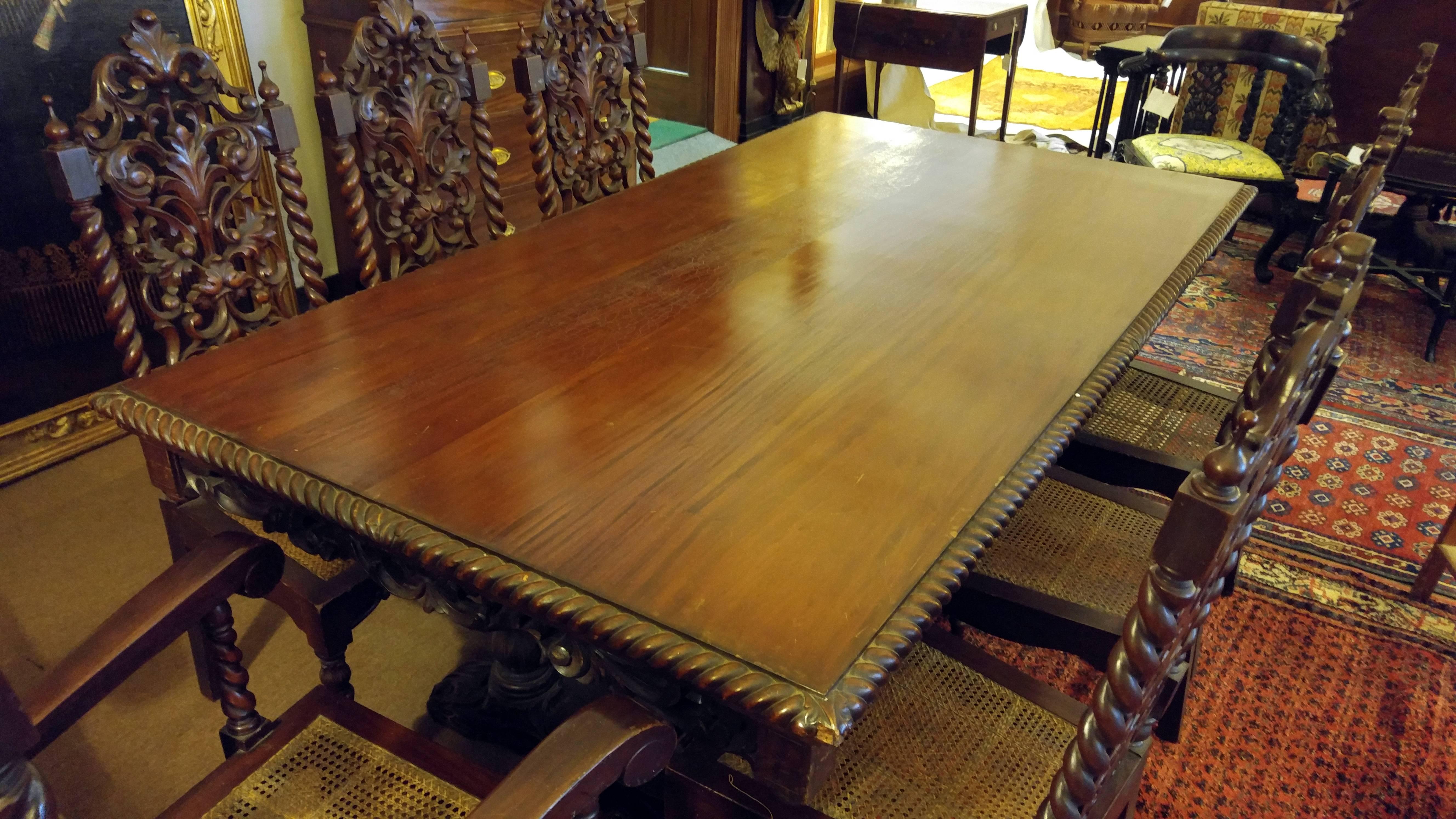 jacobean dining room set