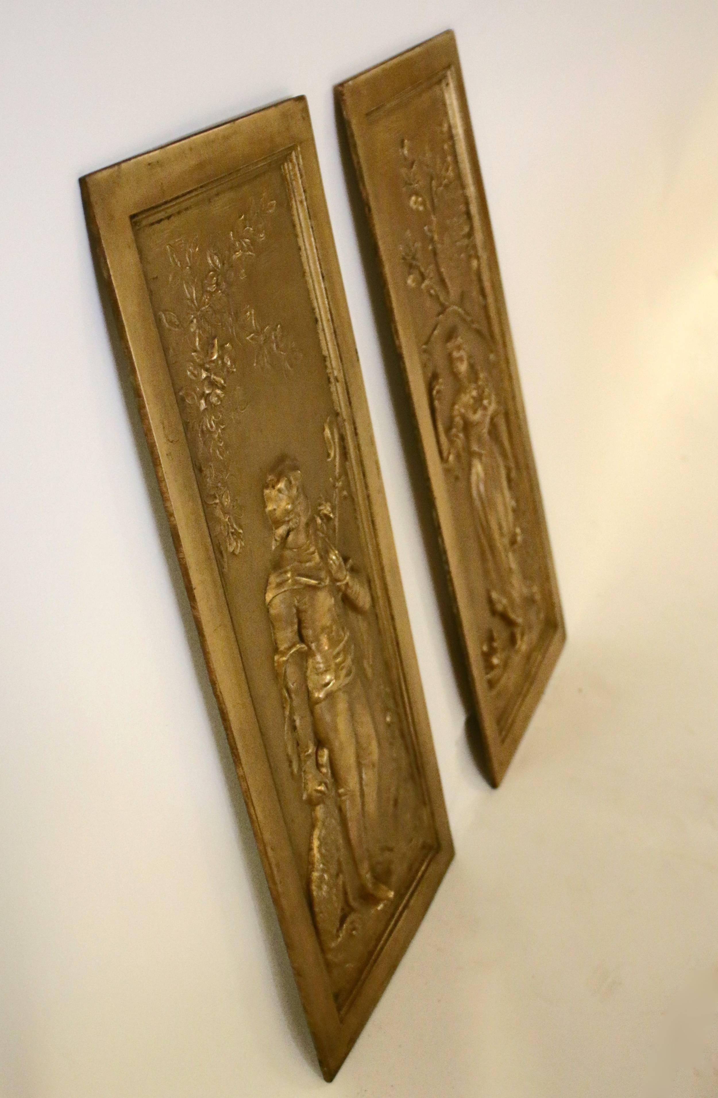 19th Century Cast Bronze Relief Panels 1