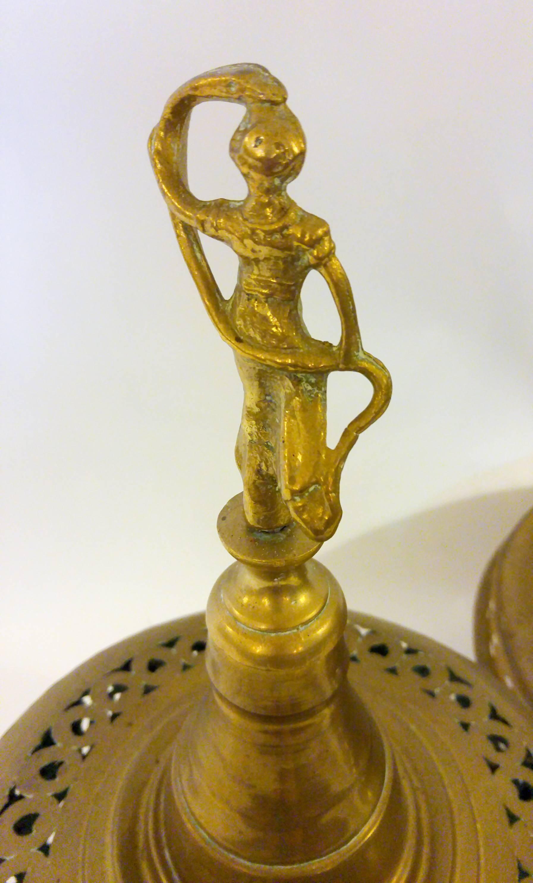 Late 19th Century 19th century Turkish Brass Brazier
