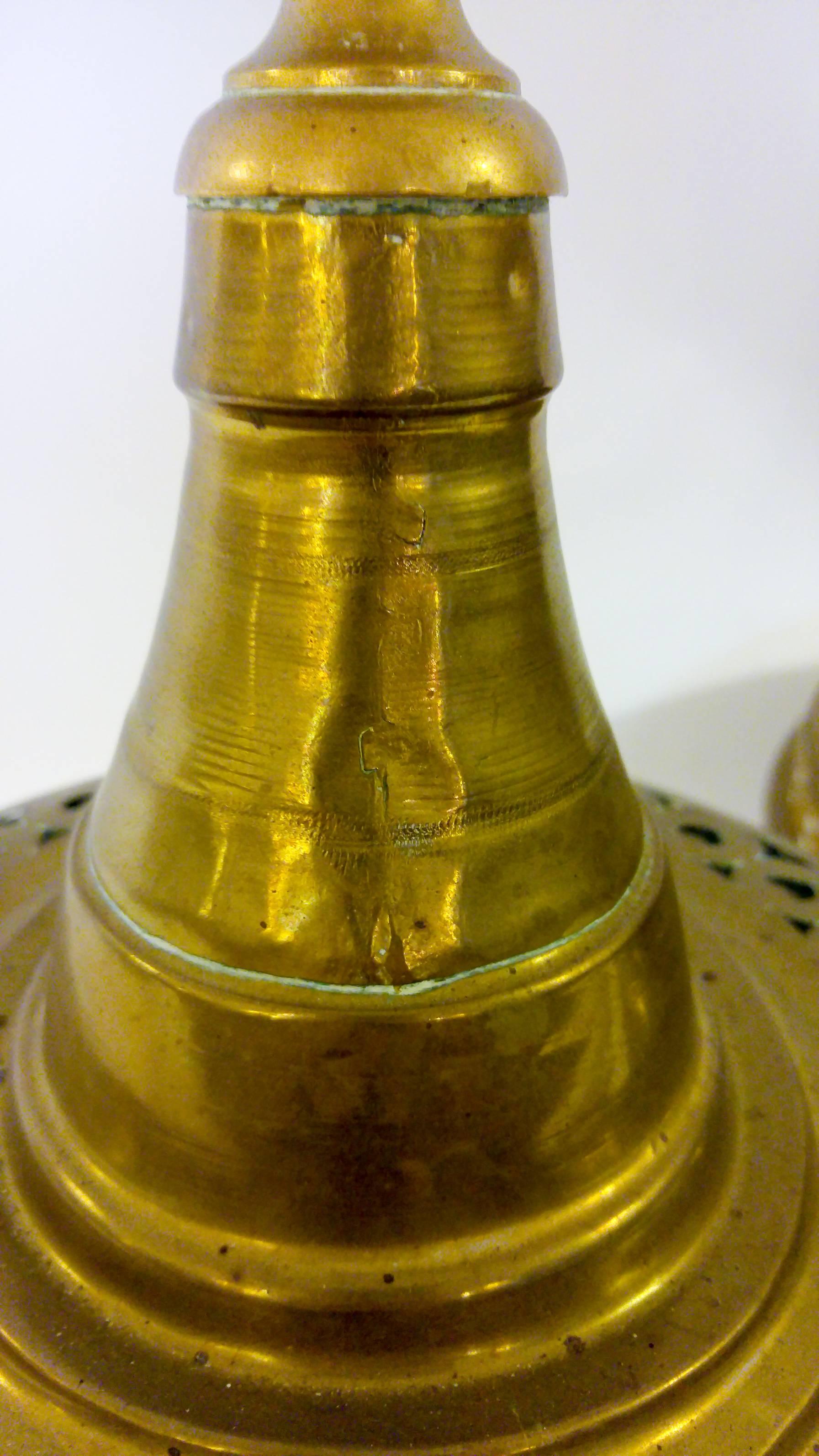 19th century Turkish Brass Brazier 1