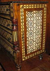 19th Century Inlaid Moroccan Miniature Chest