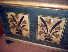 American Pennsylvania Dutch Stenciled Blanket Chest
