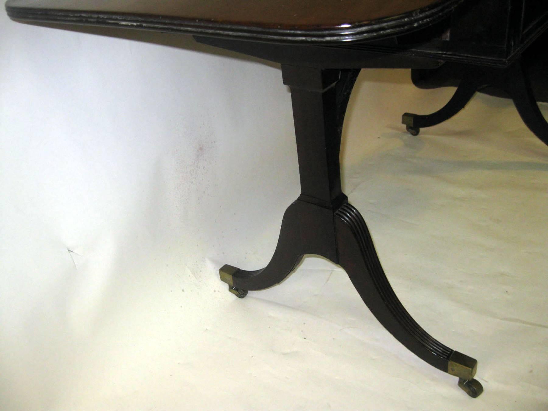 19th century Mahogany Regency Sofa Table For Sale 4