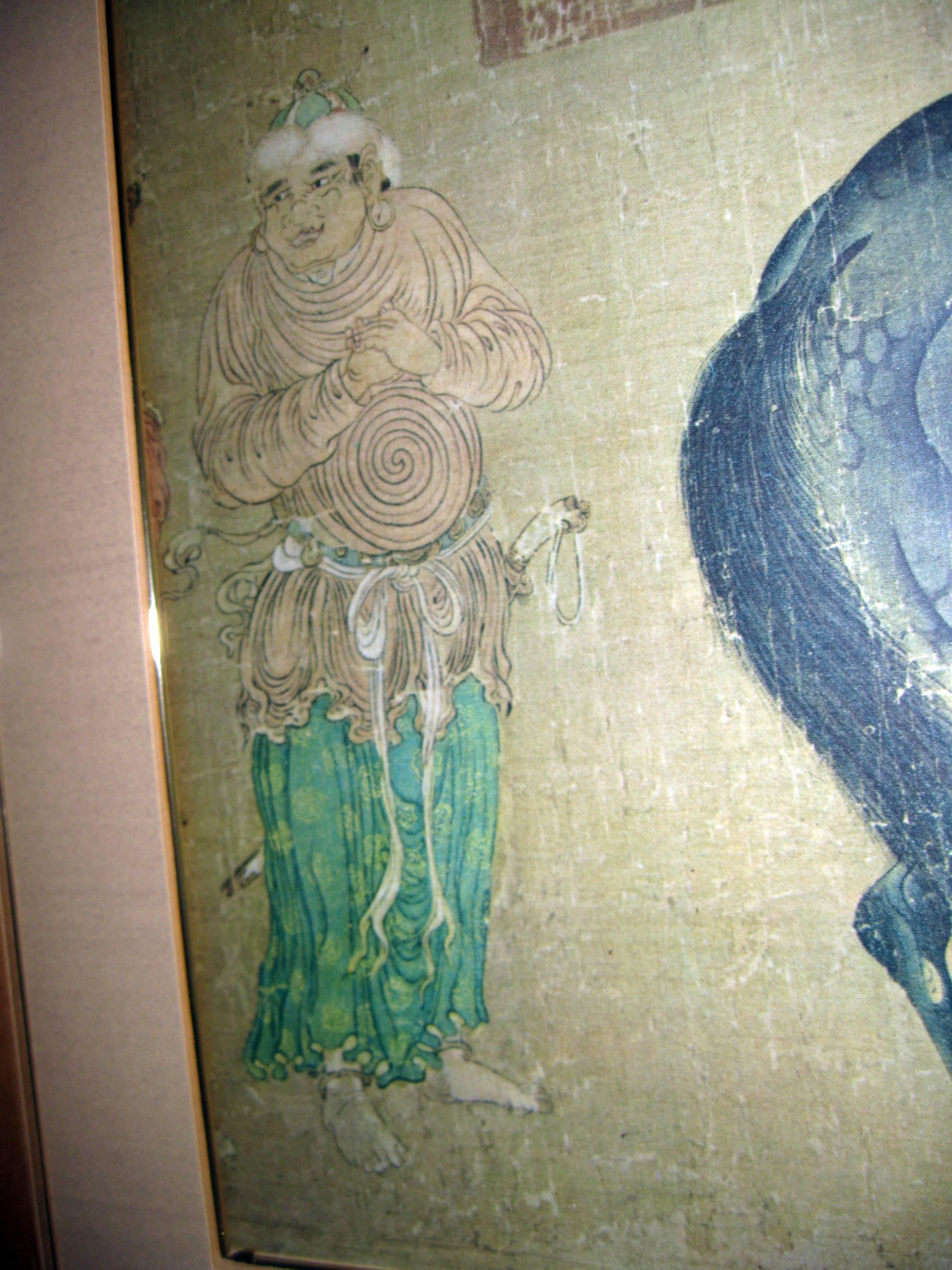 Chinesisch Gerahmter Druck von Tang Dynasty Gemälde (Leinen) im Angebot