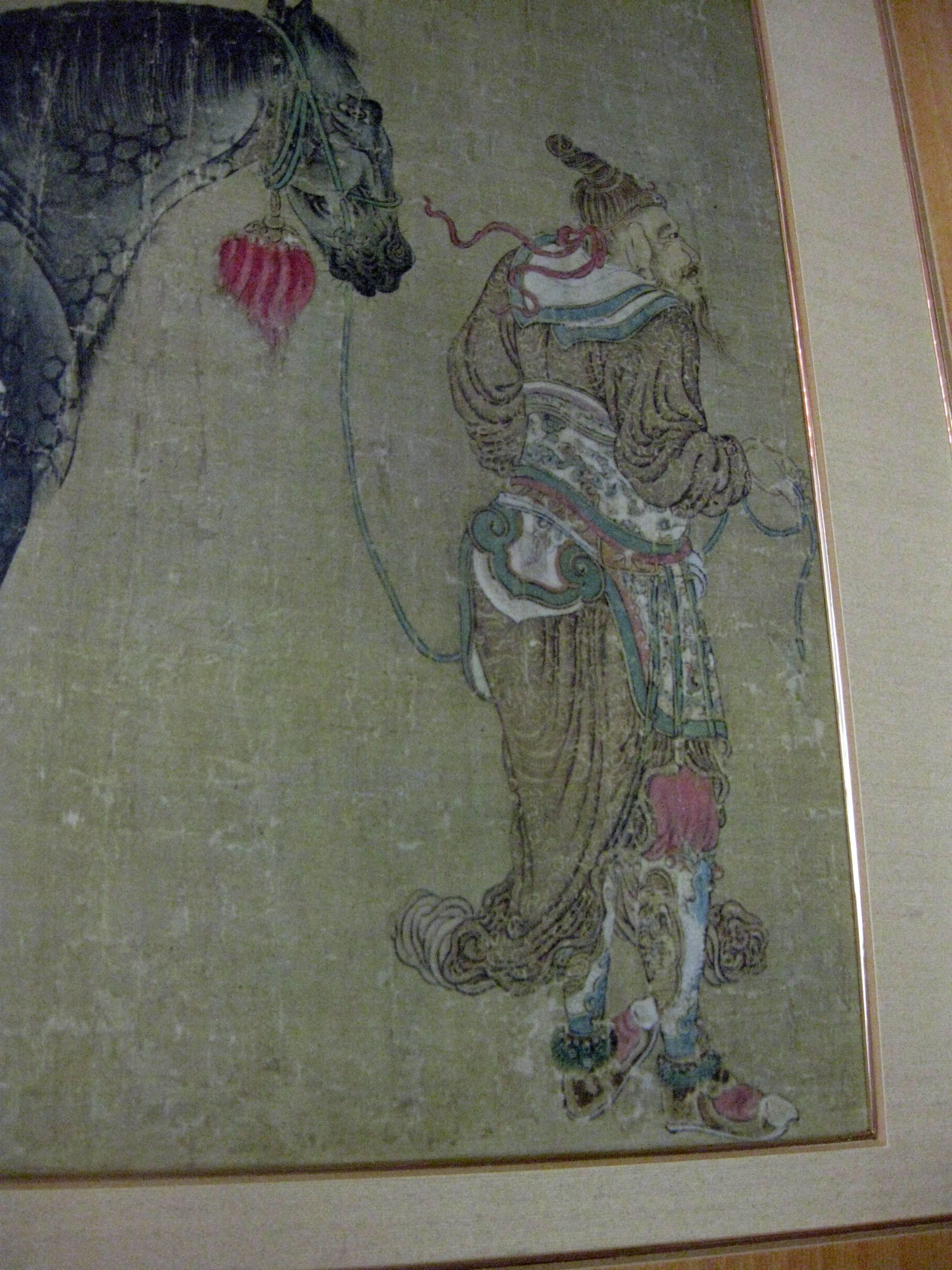 Chinesisch Gerahmter Druck von Tang Dynasty Gemälde im Angebot 1