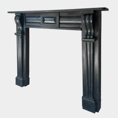 An antique early 19th century Irish Georgian Fireplace Mantel in Kilkenny Marble