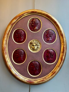 Ein gerahmter Tiefdruck von Anthony Redmile mit Darstellungen römischer Kaiser