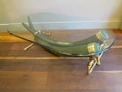 Large Bronze Tusk Coffee Table by Valenti