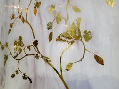 "Butterfies" Gold Leaf on Glass