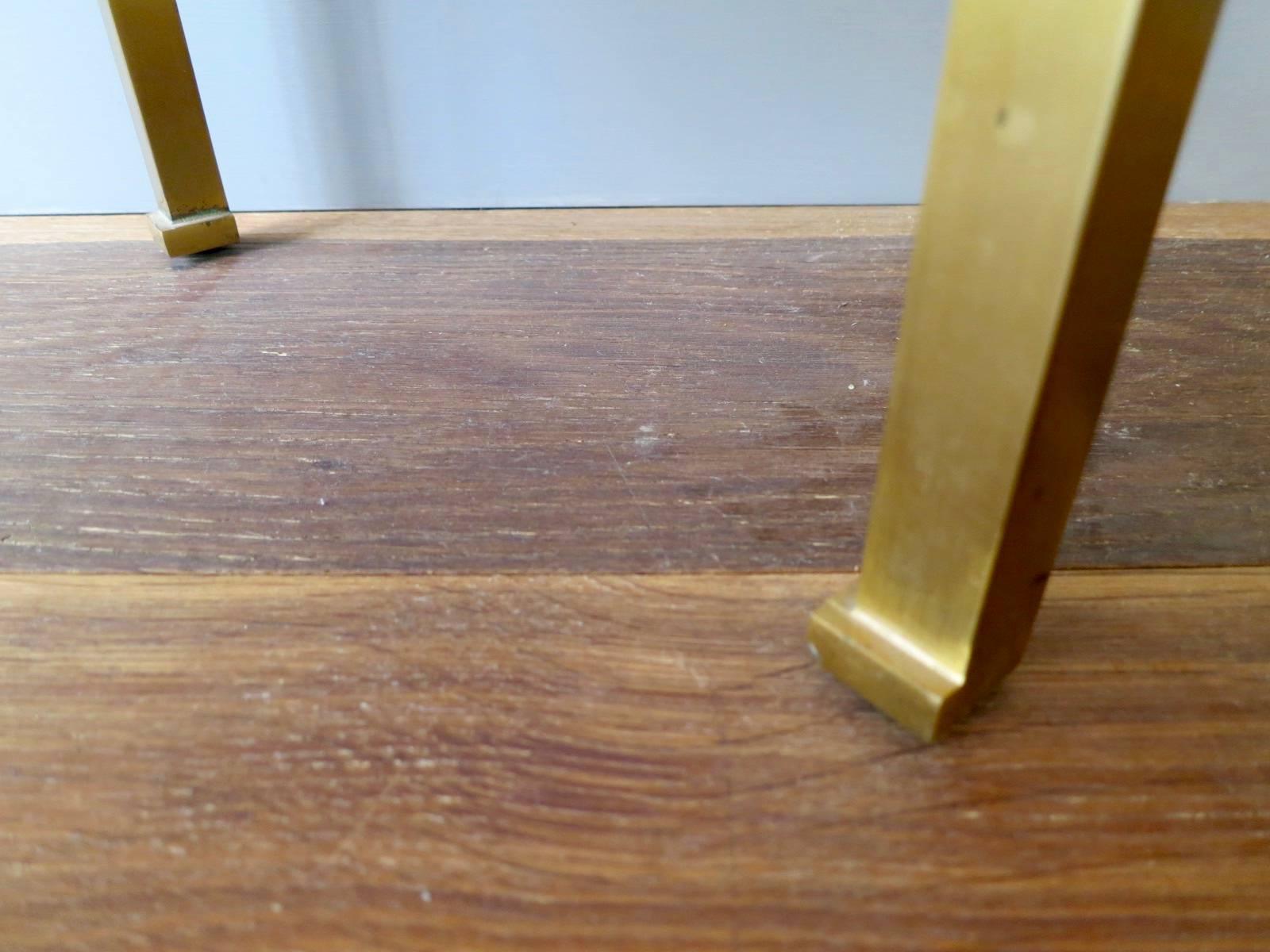 Pair of Brass Tables by Guy Lefevre for Maison Jansen In Good Condition In London, GB