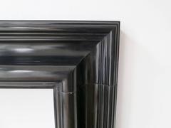 Marmorea English Style Black Marble Bolection Fireplace Mantle