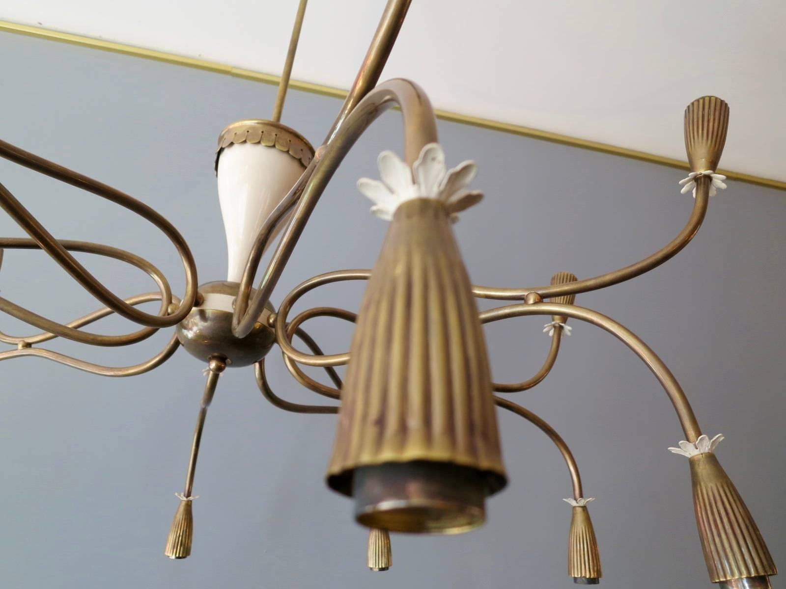 20th Century Italian Mid-Century Chandelier Attributed to Arredoluce