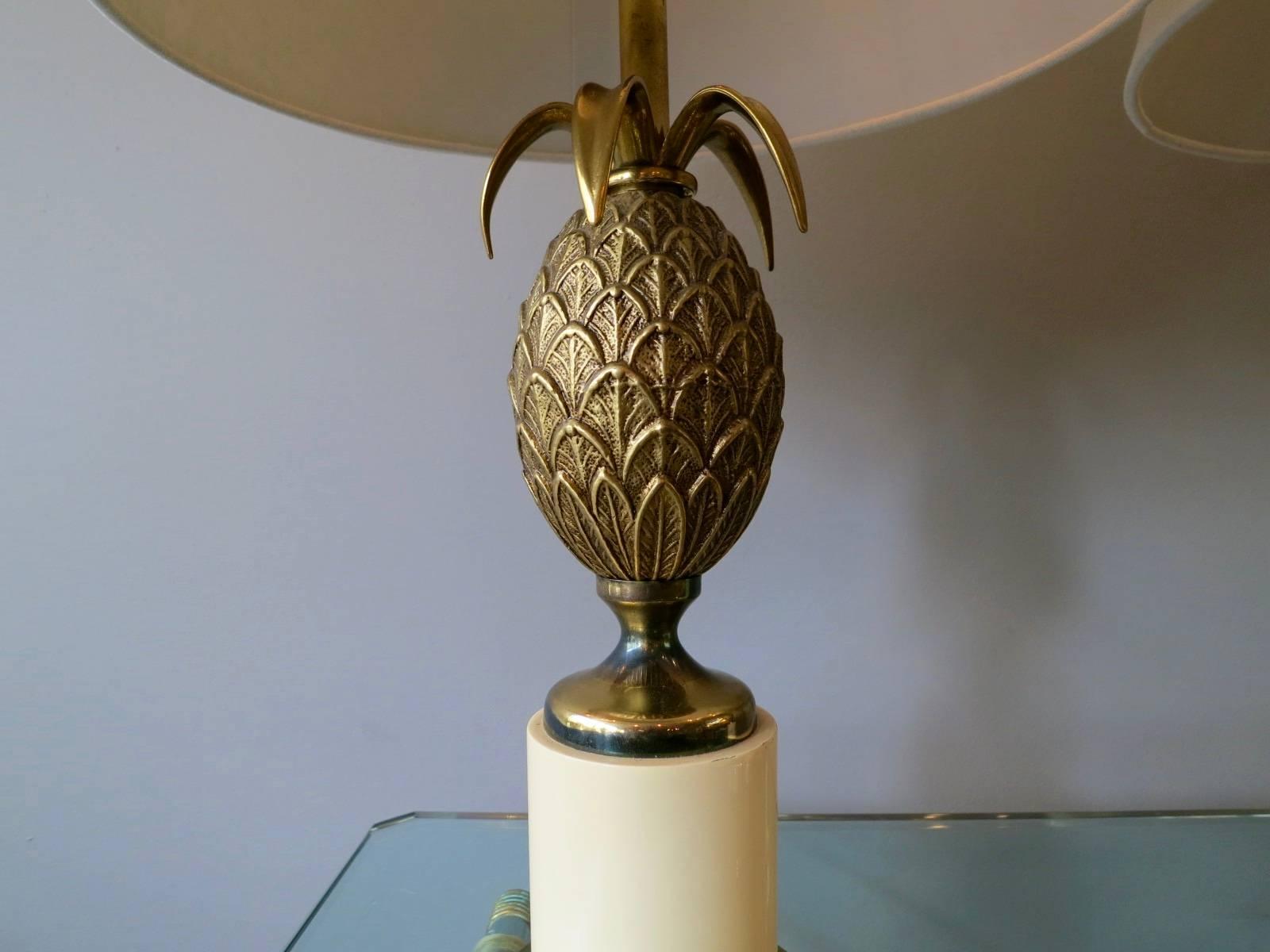 pineapple bedside lamps pair