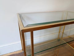 Gold-Plated Brass Bar Cart or Drinks Trolly
