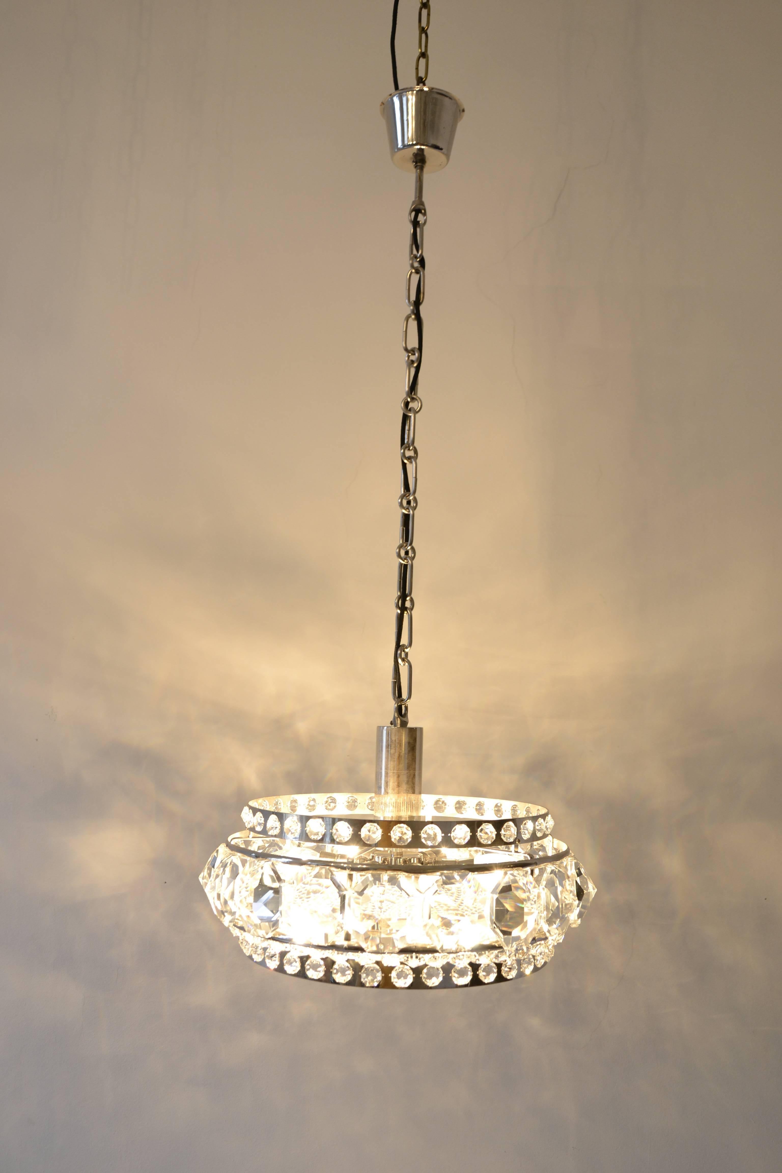 Amazing Viennese Crystal Chandelier by Bakalowits & Sohne, Austria, 1960s For Sale 2