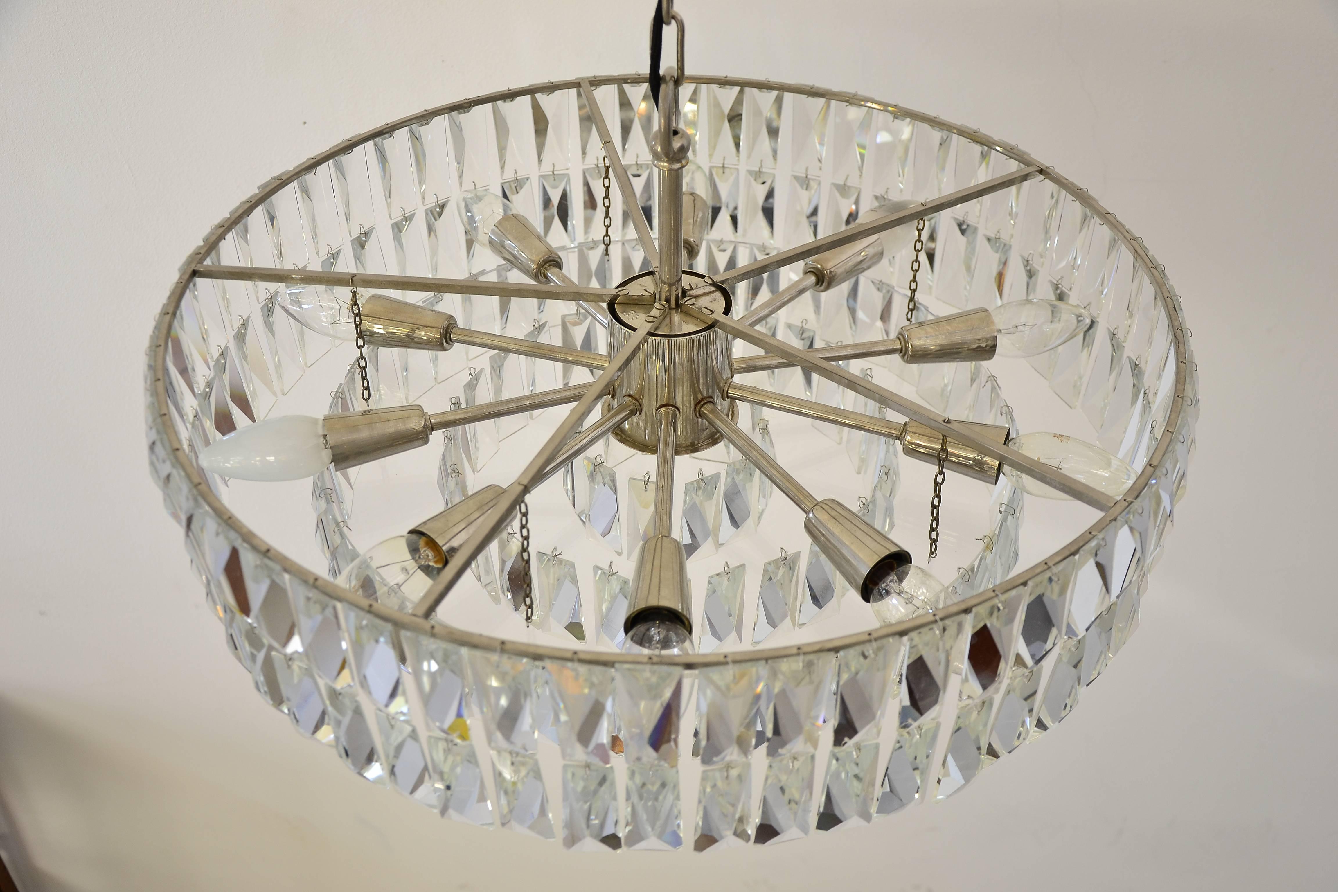 Crystal Chandelier by Bakalowits & Sohne, Austria, 1960s In Excellent Condition In Wien, AT