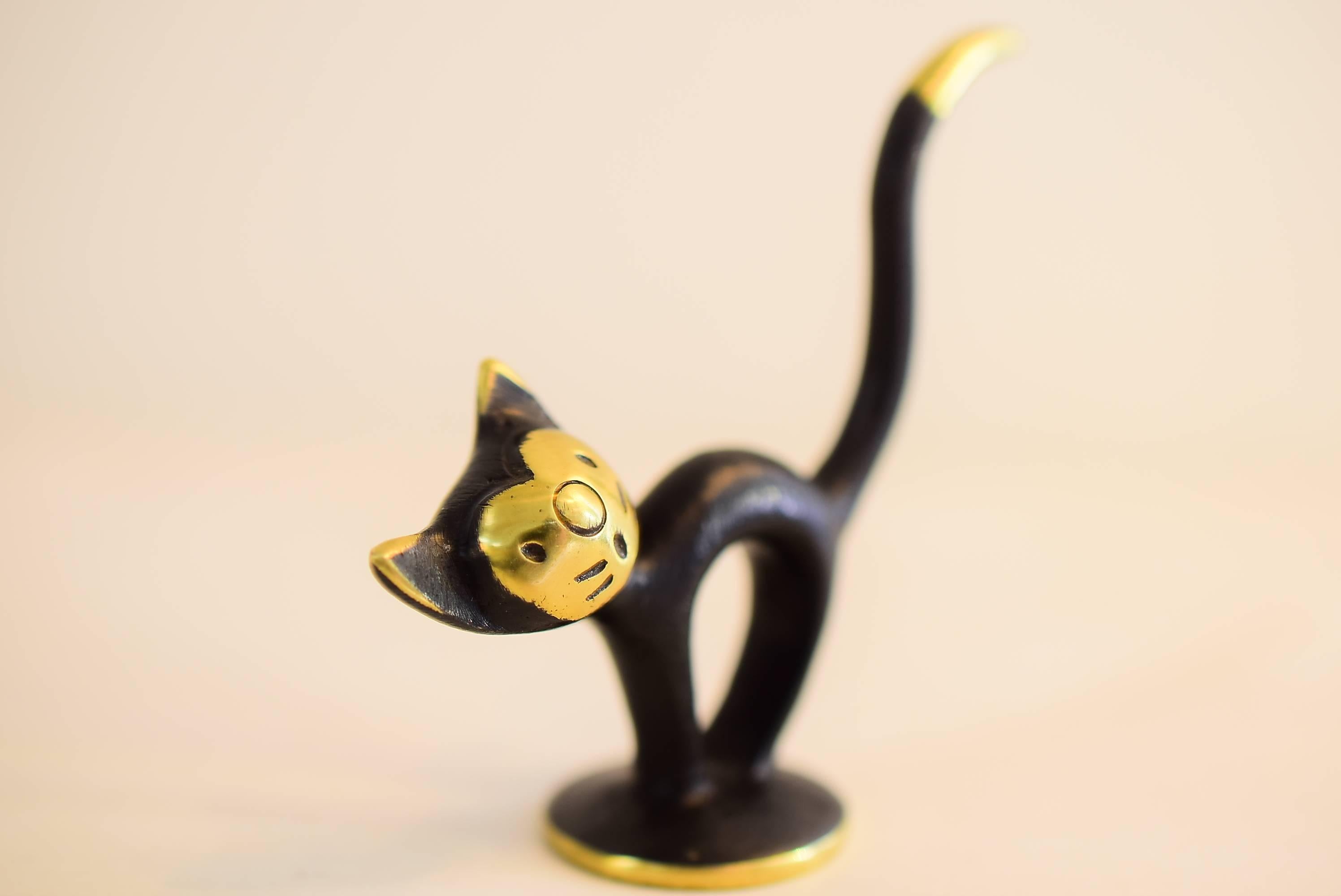 Austrian Cat Figurine by Walter Bosse