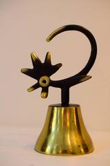 Charming Austrian Dinner Bell, Displaying a Rooster by Walter Bosse