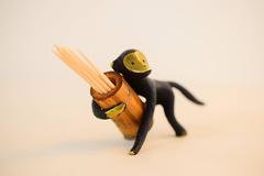 Austrian Toothpick Holder, Displaying a Monkey. Design by Walter Bosse
