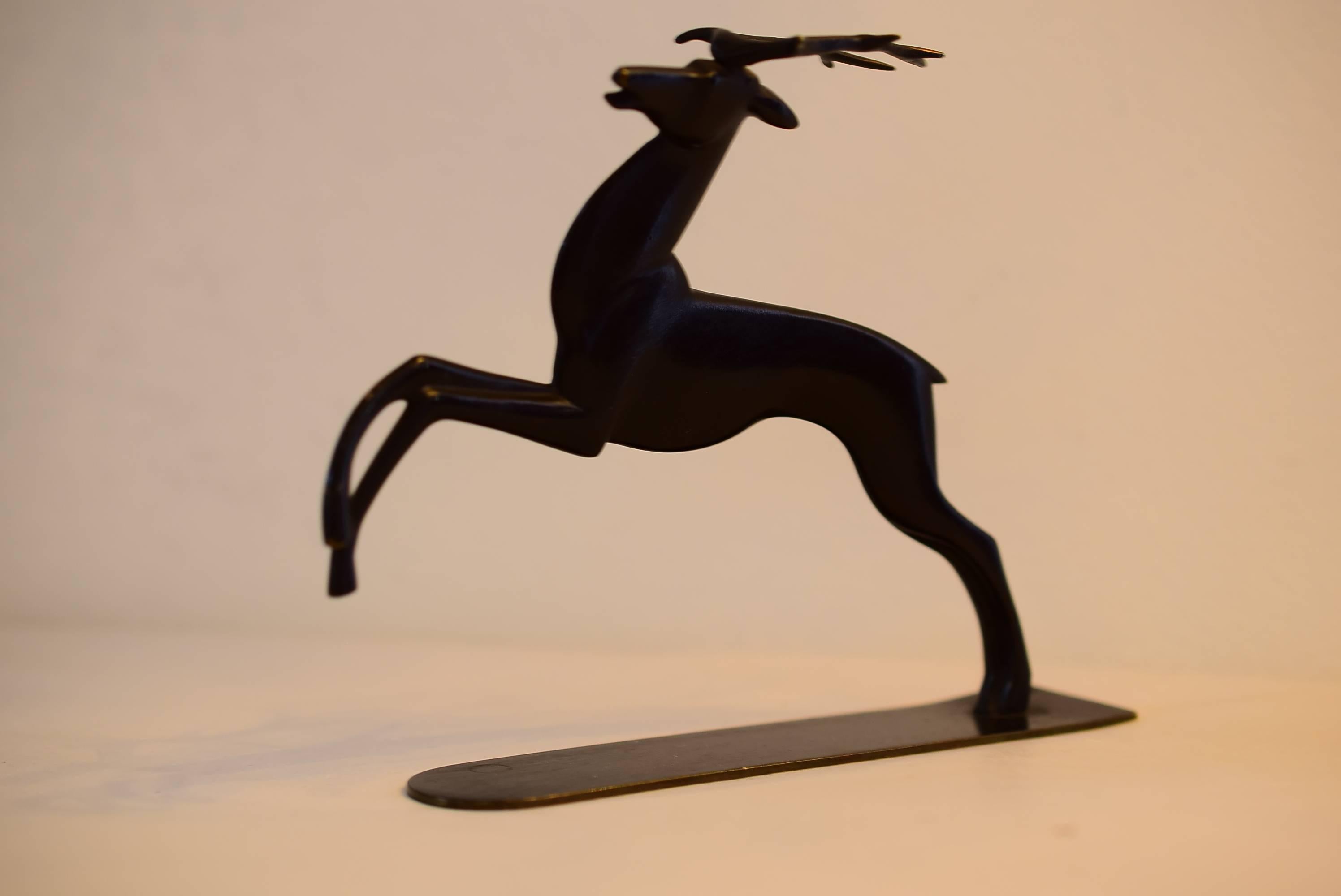 Deer Figurine by Richard Rohac.
Original condition.
Marked.