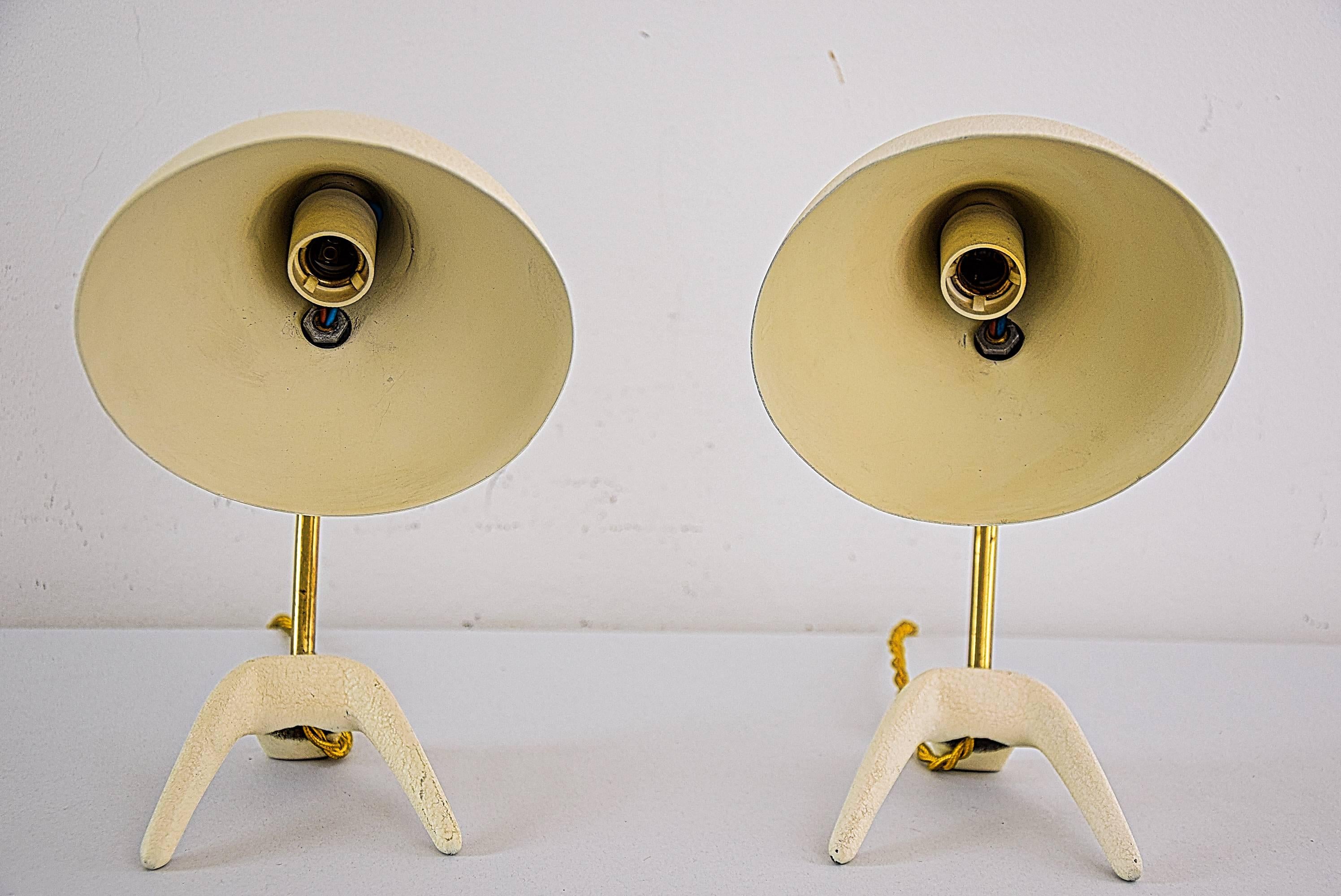 Dutch Small Table Lamps by Louis Kalff for Philips