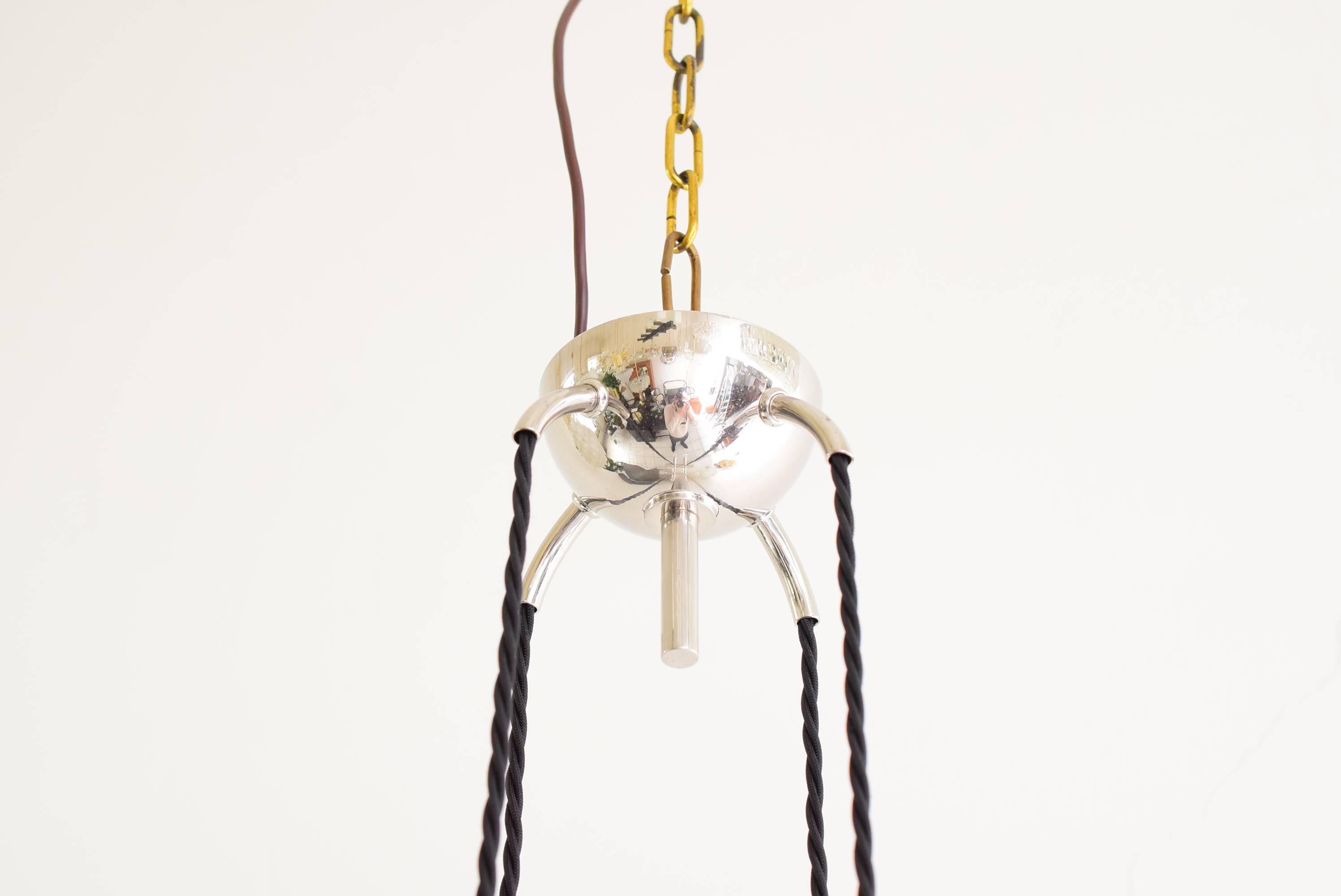 Austriaco Lampadario cromato molto attraente di Kalmar, anni '60 circa in vendita