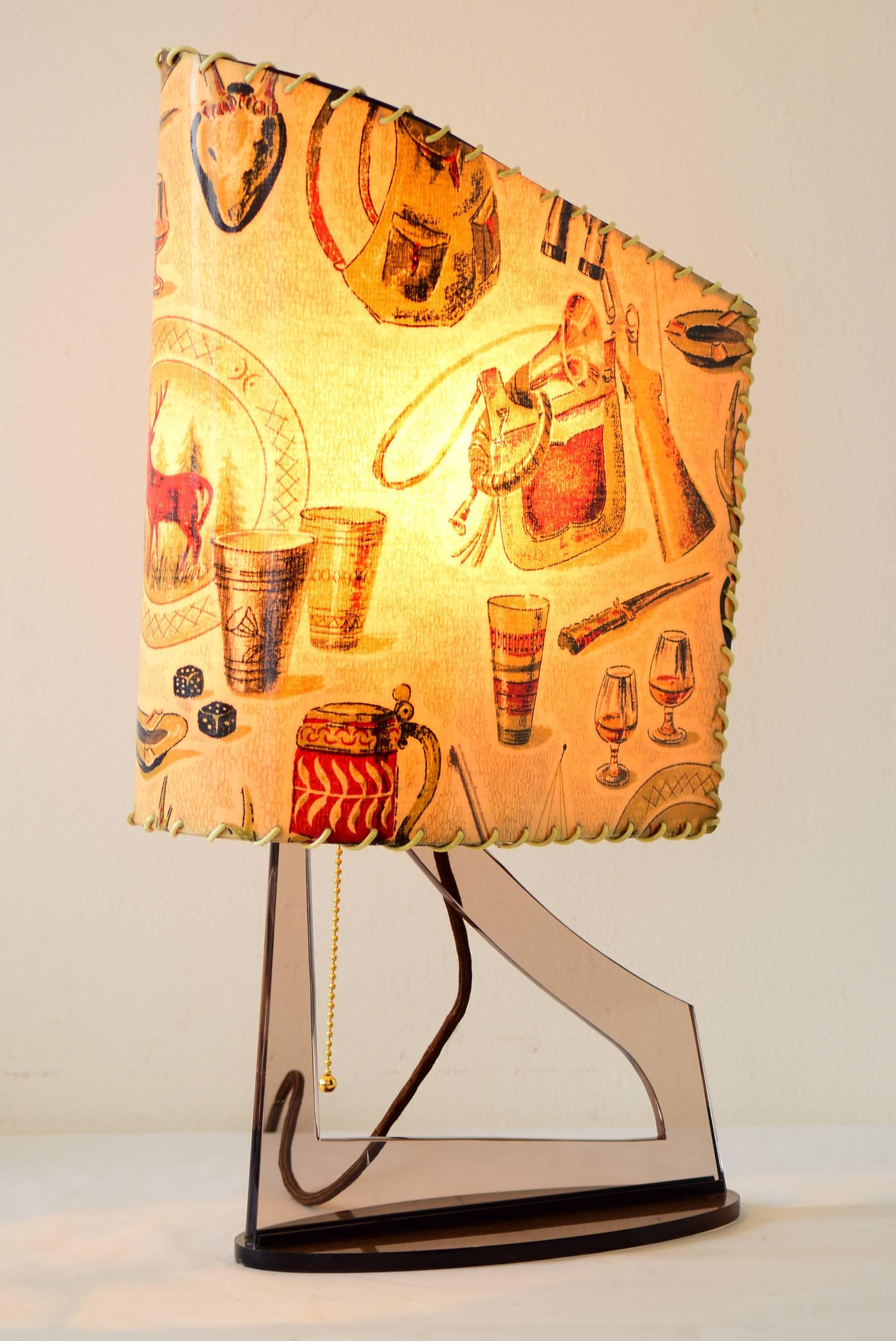 Italian Table Lamp italy Around, 1960s For Sale