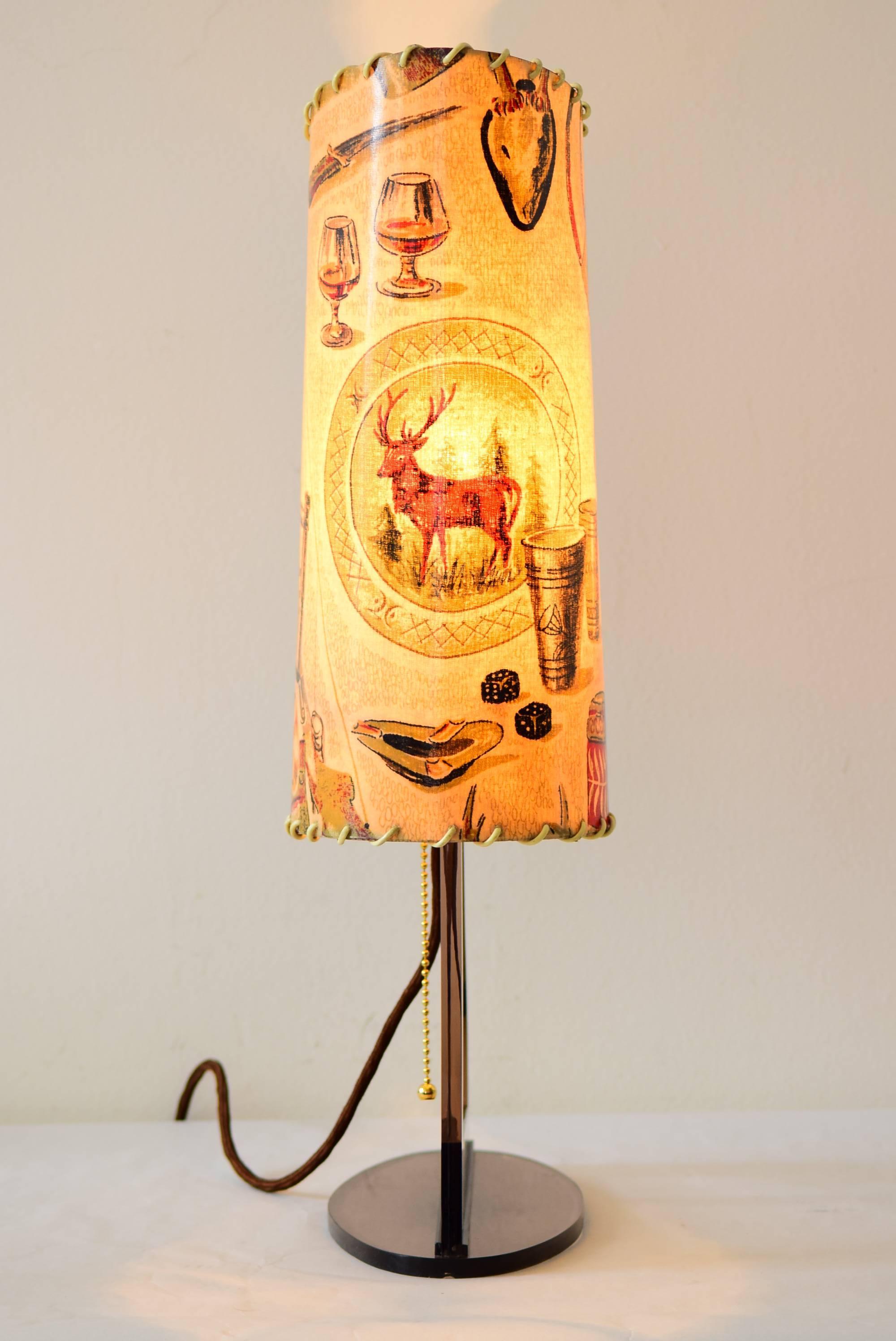 Table Lamp italy Around, 1960s In Good Condition For Sale In Wien, AT