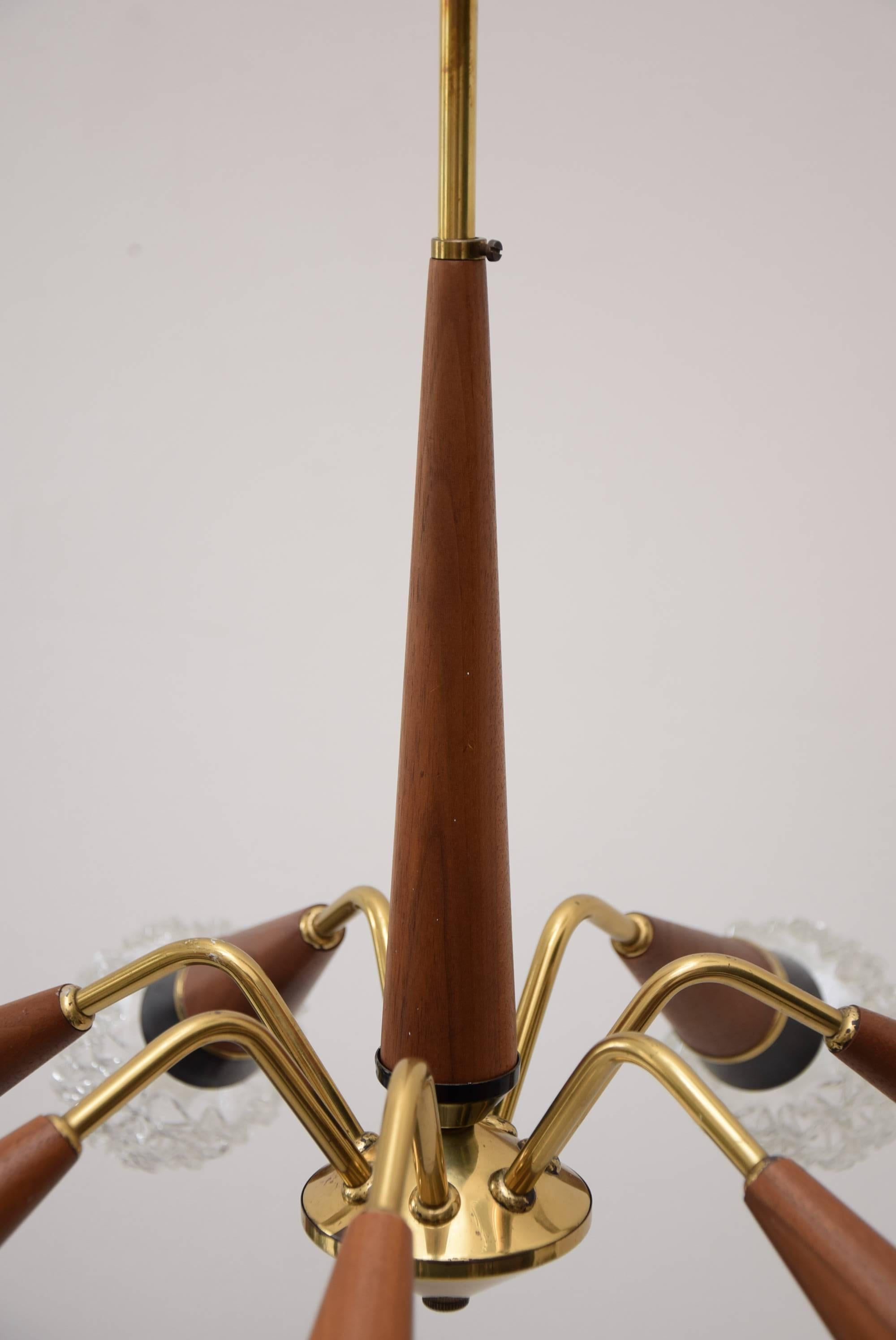 Mid-20th Century Sputnik Chandelier Richard Essig Style For Sale
